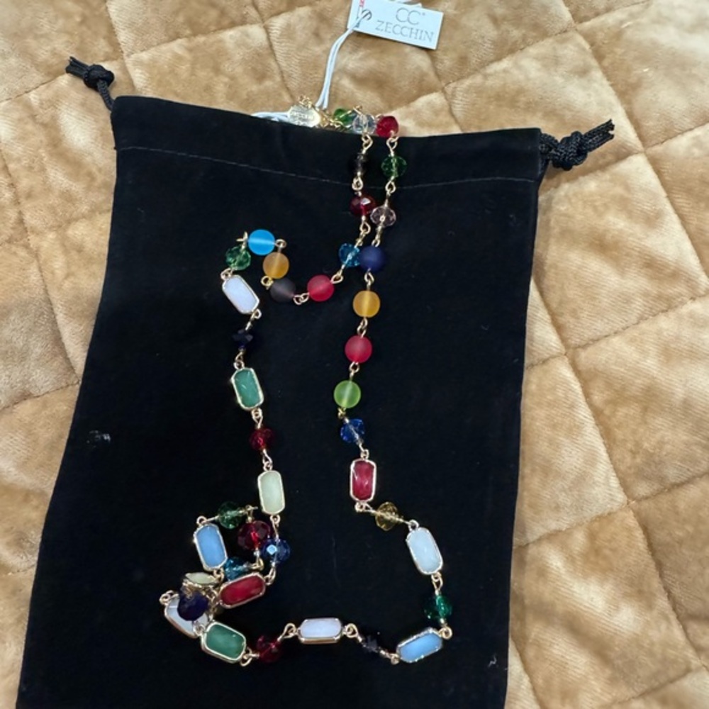 MURANO glass/beautiful beaded necklace from ITALY!FUN &FABULOUS 💃🏼zoom in 4 more